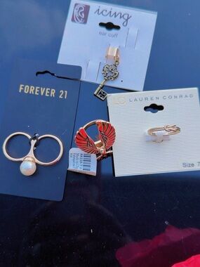 NWT Fashion Jewelry Bundle LC Lauren Conrad Forever 21 Icing 4PC